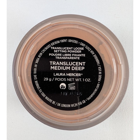 Laura Mercier Translucent Loose Setting Powder Medium Deep 29g 1oz New in Box - Picture 3 of 5